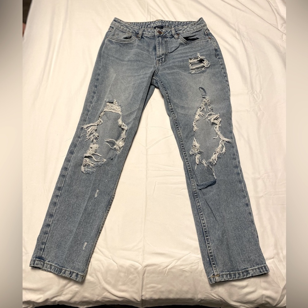 Aeropostale | Boyfriend Jean pants - distressed - size 6 - 100% cotton